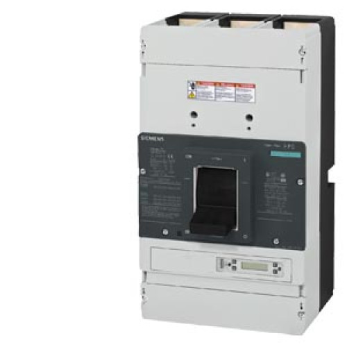 circuit breaker VL1600N standard breaking capacity Icu=55kA, 415V AC 3-pole, line protection trip unit LCD ETU40, LI/LS/LSI In=1600A, rated current...