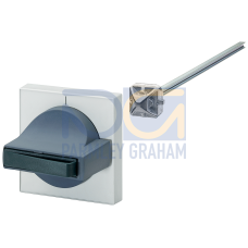 Door operating mechanism 8UC7 Handle dark blue/blue-green Basic Masking frame light gray for 3-pole
