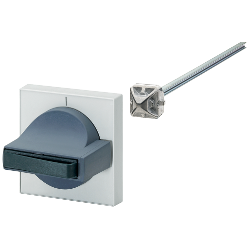 Door operating mechanism 8UC7 Handle dark blue/blue-green Basic Masking frame light gray for 3-pole