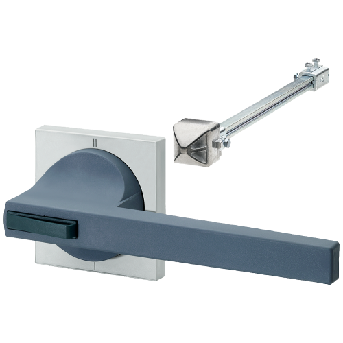 Door operating mechanism 8UC7 Handle ti-gray, Masking frame light gray for circuit breaker 3VL7, 3VL