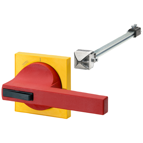 Door operating mechanism 8UC7 Handle red/blue-green Basic masking frame yellow for switch disconnect