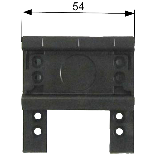 Busbar system, accessories Busbar center-to-center spacing 60 mm mounting rail 35 mm plastic Width: