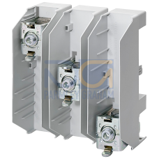 Connection terminal set, 3-pole for flat bars to 32x 20 mm Busbar center-to-center spacing 60 mm UL
