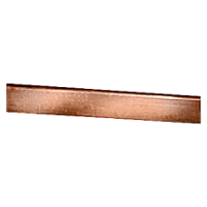 Flat copper rod 20x 5 mm approx. 2.4 meters long uninsulated