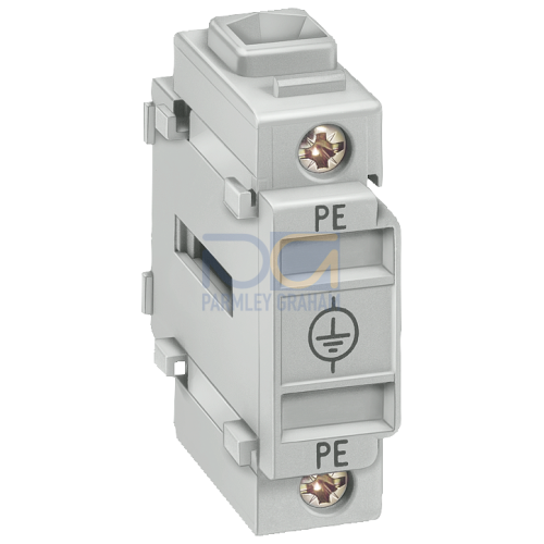 Neutral conductor/PE terminal, continuous, for floor mounting, Up to 16 A, accessory for main and em