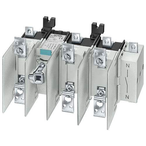 Switch disconnector with fuse in new design Iu=400 A, Ue = 690 V, 4-pole for BS88 fuse form B1/B3 ba