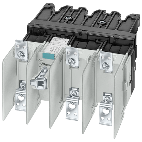 Switch disconnector with fuse in new design Iu=63 A, Ue = 690 V, 3-pole for BS88 fuse form A2/A3 bas