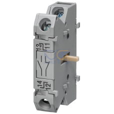 Auxiliary switch, 1 NO+1 NC, with gold-plated contacts accessory for main and emergency switching-of