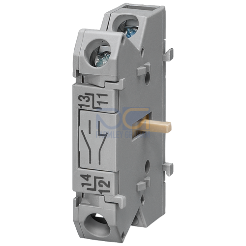 Auxiliary switch, 1 NO+1 NC, with gold-plated contacts accessory for main and emergency switching-of