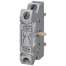 Auxiliary switch, 1 NO+1 NC, with gold-plated contacts, accessory main and emergency-off 3LD2 switch
