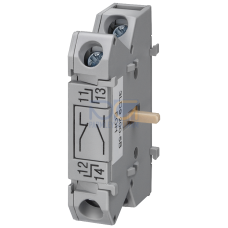 Auxiliary switch, 1 NO+1 NC, accessory for main and emergency switching-off 3LD2 switch front mounting and for molded case switch 3LD5 UL front mounting