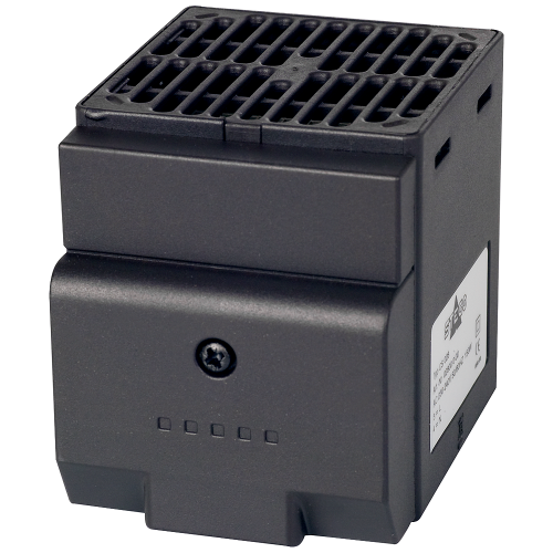 fan heater (semiconductor PTC) with clip attachment 35 mm DIN standard mounting rail, 230 V AC, 150