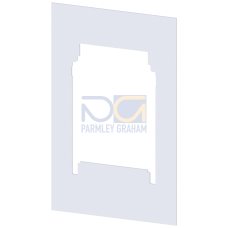 System masking frame 215 x 130 mm, for Size NH000, accessory for fuse switch disconnector 3NP1