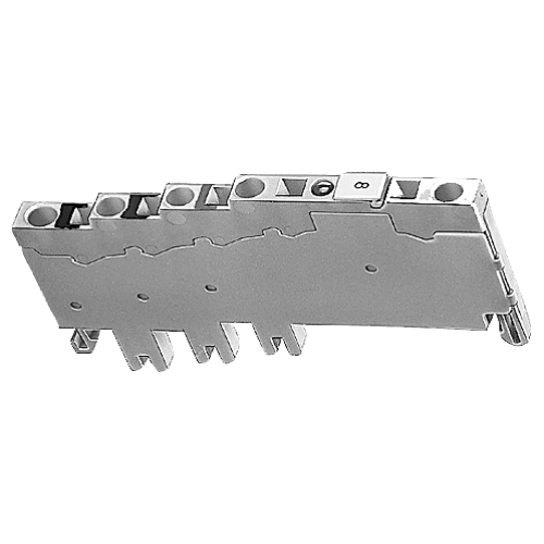 feeder terminal (L+, L-, shield) with green LED, 15-30V, orange spring-l. term., sz 1.5mm2, 5mm