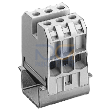 Through-type terminal thermoplast Screw terminal on both sides Block 3 terminals 30.2 mm, Size 16