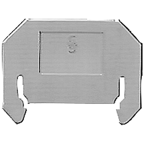 Intermediate plate for INSTA terminals size 2.5 and measuring transformer terminals size 6