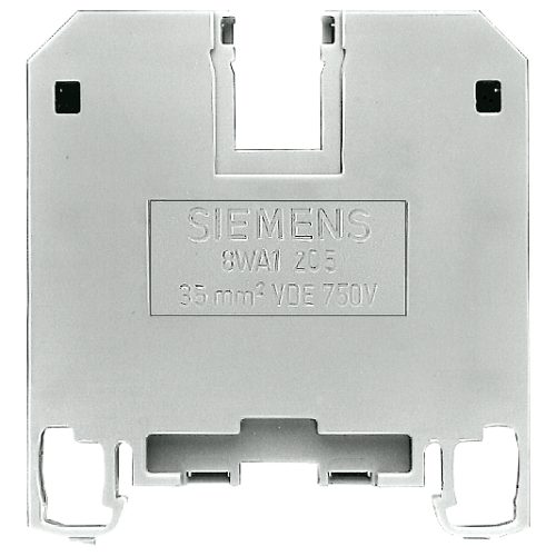 Through-type terminal thermoplast Screw terminal on both sides Single terminal 16 mm, Sz. 35