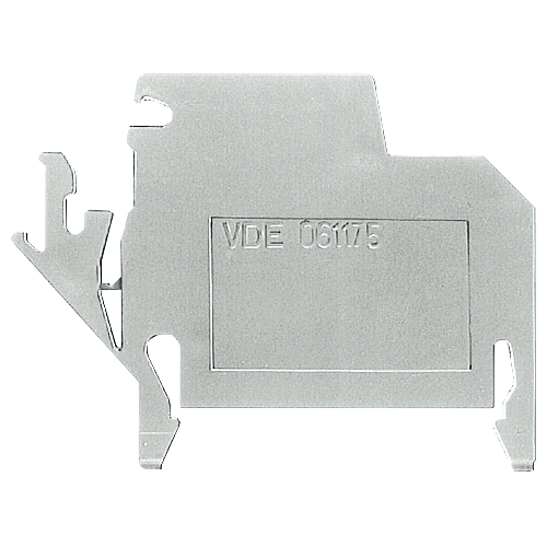 N isolating terminal thermoplast screw-type terminal blue, 6 mm, size 2.5