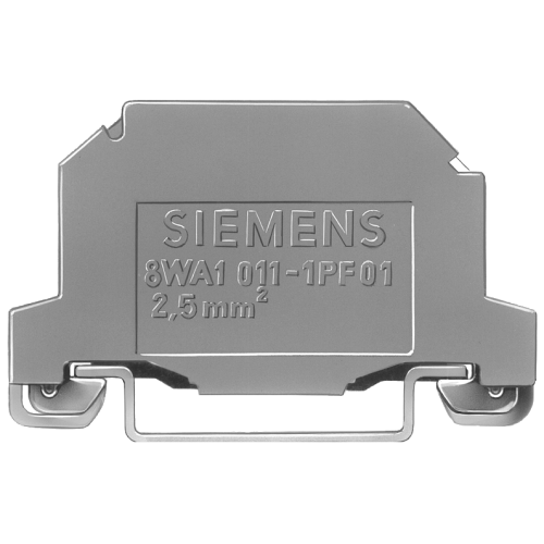 Through-type terminal thermoplast Screw terminal on both sides Single terminal, green-yellow, 6mm, 2