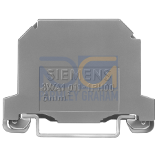 PE terminal 2 screw-type terminal green/yellow, 8 mm, size 6