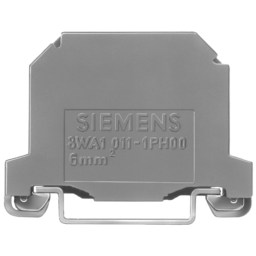 PE terminal 2 screw-type terminal green/yellow, 8 mm, size 6