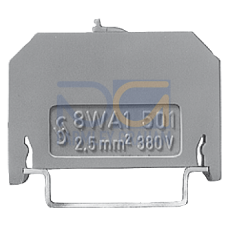 Through-type terminal sectionalizing feature screw-type terminal two-sided 6&nbsp;mm size 2.5