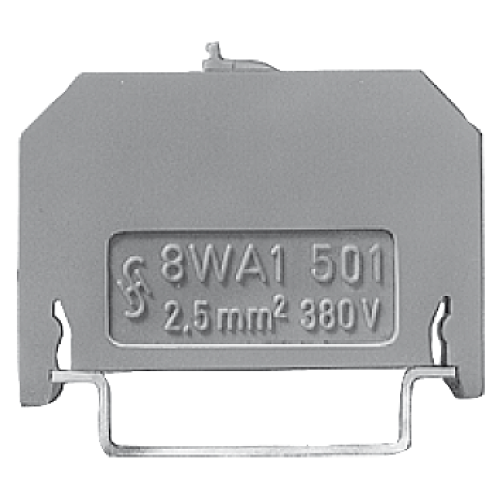 Through-type terminal sectionalizing feature screw-type terminal two-sided 6&nbsp;mm size 2.5