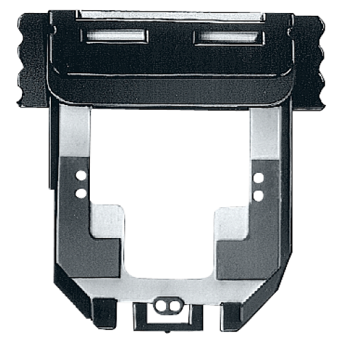Connector with printed-circuit board for components