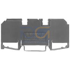 Isolating terminal thermoplast screw-type terminal two-sided without test socket, 8 mm, size 6