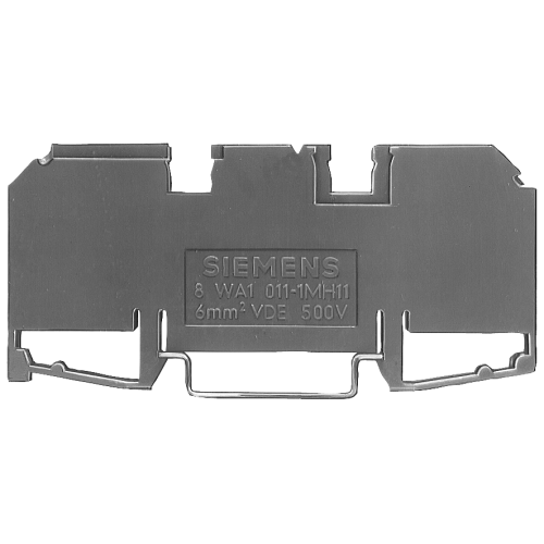 Isolating terminal thermoplast screw-type terminal two-sided without test socket, 8 mm, size 6