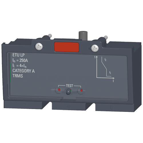 ETU VT250, 3-pole, line protection ETU DP, LI IR=100...250A, overload protection IRM=4...8kA short-c