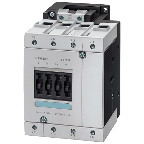 Contactor, AC-1, 140 A, 400 V AC, 50 Hz / 60 Hz, 440 V, 60 Hz, 4-pole, Size S3, Screw terminal !!! P