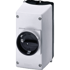molded-plastic enclosure for surface mounting Degree of protection IP55 with N and PE terminal Can b