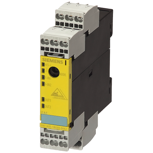 ASIsafe module S22.5F two safe inputs 2FDI and two standard outputs 2 DQ