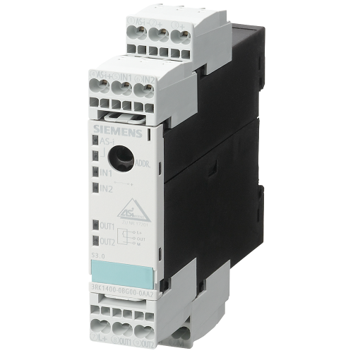 AS-i SlimLine module S22.5, digital, 2I/2Q, IP20, 2x1 inp., 2-wire, PNP