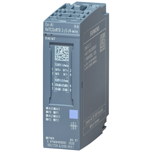 SIMATIC ET 200SP HA/ET 200SP Ex-AI 4xTC/2xRTD 2-/3-/4-wire