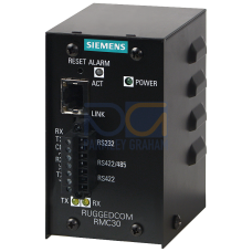 RUGGEDCOM RMC30 2-port Serial-to-Ethernet server,128-bit Encryption HI = 88-300 VDC or 85-264 VAC XX = No Power Supply 2 XX = none XX = none XX = No manufacturing modificat
