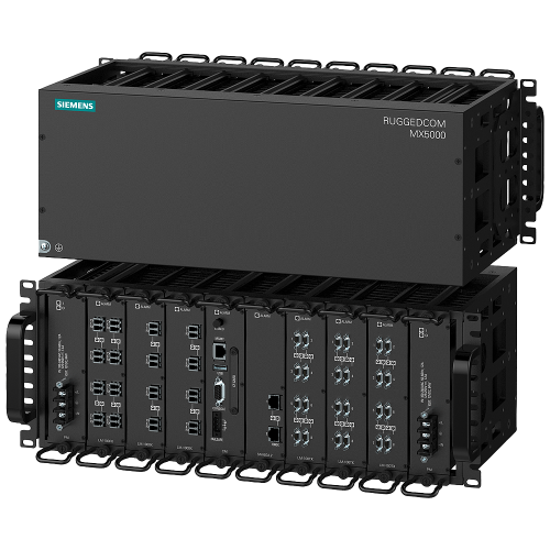 The RUGGEDCOM MX5000 is an MIL-STD high port density routing and switching platform, designed to operate in the most demanding environments. The RU...