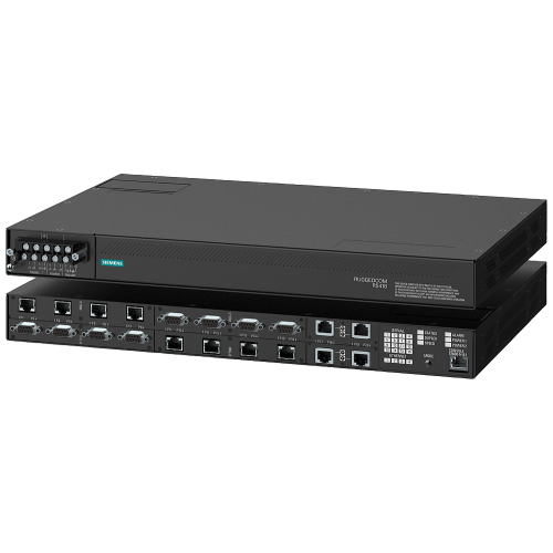 The RUGGEDCOM RS416 is an industrially hardened serial device server with an integrated, fully managed, Ethernet switch, designed to operate reliab...