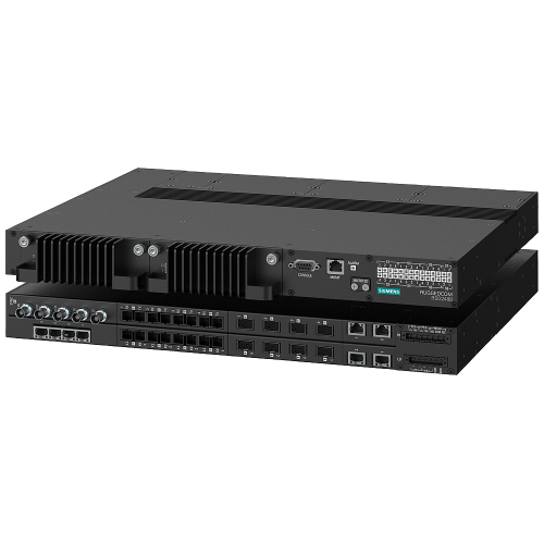 RUGGEDCOM RSG2488 is a RuggedRated fully managed Ethernet switch; 128-bit Encryption; up to 28 non-blocking ports; configured as: 10/100/1000TX cop...