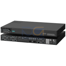 The RUGGEDCOM RSG2100P is an industrially hardened, Power Over Ethernet (PoE) enabled, fully managed, modular Ethernet switch. 128-bit Encryption; ...