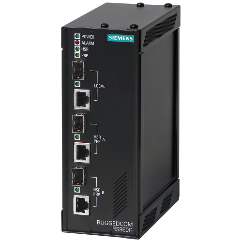 **** Replacement part **** RUGGEDCOM RS950G is an industrially hardened PRP/HSR redundancy box (RedBox) with 128-bit Encryption providing 3 Gigabit...