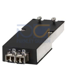 Media Module for RUGGEDCOM RSG 2488, 2 x SFP-slot, Optical: E quipped with 2 x SFP1122-1SX, 1000Mbit/s, Multi Mode fiber o ptic up to 500 meter, 850nm