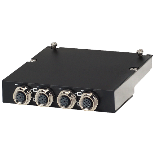 Media Module for RUGGEDCOM RSG 2488, 4 x M12 X-CODED, 10/10 0/1000BASE-TX