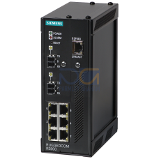 RUGGEDCOM RS900 is a 9-port, industrially hardened, fully managed Ethernet switch with 128-bit encryption supporting 6 Fast Ethernet RJ45 ports and...