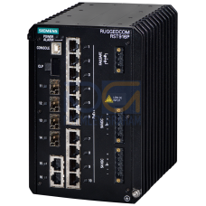 RUGGEDCOM RST916P is a 16 port industrially hardened, fully managed 10G Ethernet switch featuring integrated 60W PoE++ ports and a power budget of ...