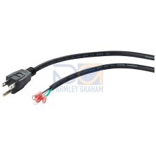 NEMA 5-15P plug with lugs for screwable terminal blocks, 6 ft.