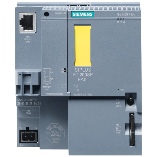 SIPLUS ET 200SP CPU 1512SP F-1 PN OT1 RAIL with conformal coating based on 6ES7512-1SK01-0AB0