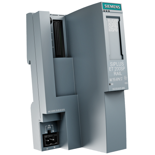 SIPLUS ET 200SP IM 155-6 PN ST With server module and BA 2x RJ45 TX RAIL