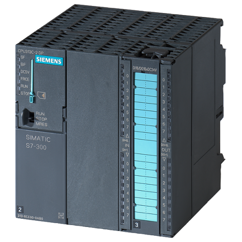 ***Spare part*** SIMATIC S7-300, CPU 313C-2 DP Compact CPU with MPI, 16 DI/16 DO, 3 high-speed count